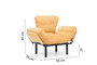 Atelier Del Sofa Nitta Single - Mostaza